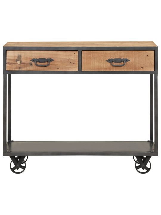 Konzolový stolek 90 x 35 x 74 cm masivní recyklované dřevo