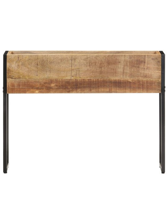 Truhlík 90 x 20 x 68 cm hrubé mangovníkové dřevo