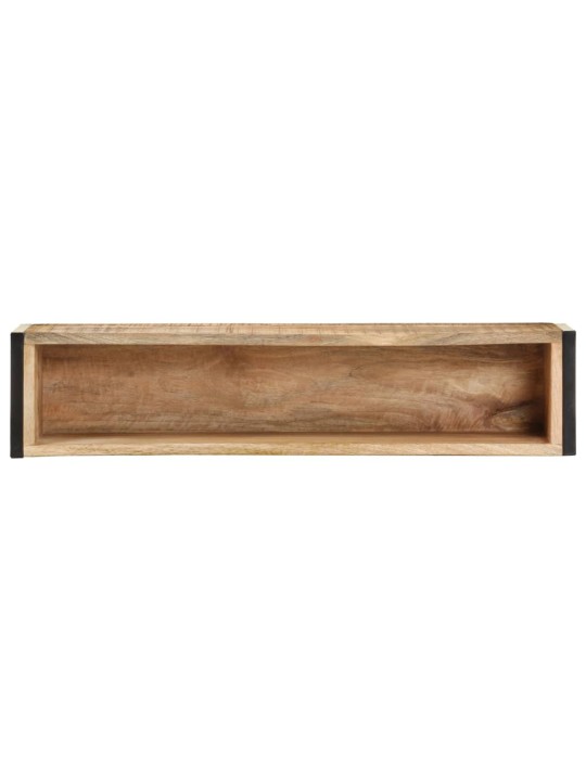 Truhlík 90 x 20 x 68 cm hrubé mangovníkové dřevo
