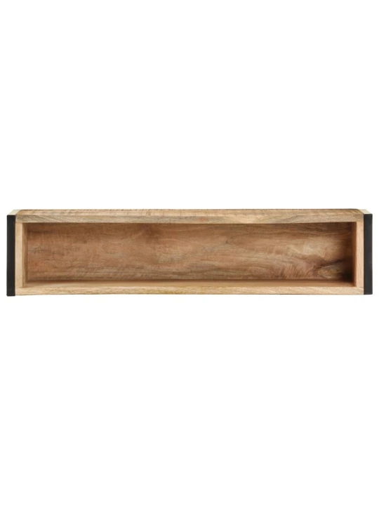 Truhlík 90 x 20 x 68 cm hrubé mangovníkové dřevo