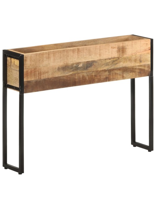 Truhlík 90 x 20 x 68 cm hrubé mangovníkové dřevo