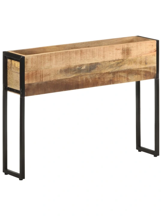 Truhlík 90 x 20 x 68 cm hrubé mangovníkové dřevo