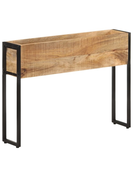 Truhlík 90 x 20 x 68 cm hrubé mangovníkové dřevo
