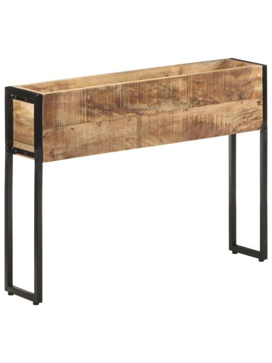 Truhlík 90 x 20 x 68 cm hrubé mangovníkové dřevo