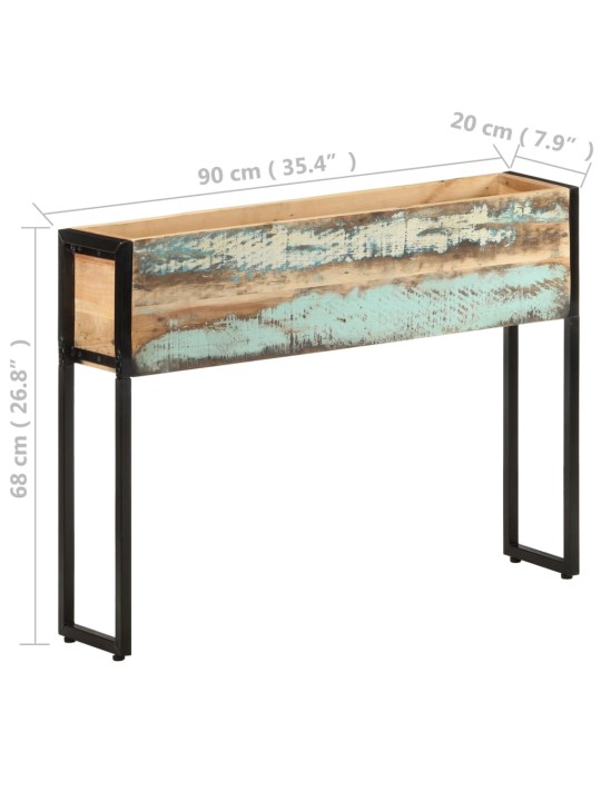 Truhlík 90 x 20 x 68 cm masivní recyklované dřevo