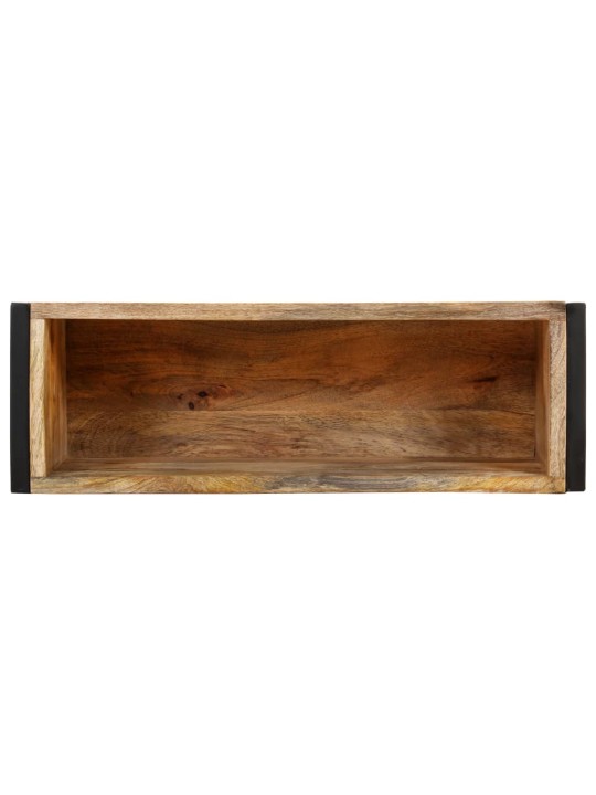 Truhlík 60 x 20 x 68 cm hrubé mangovníkové dřevo