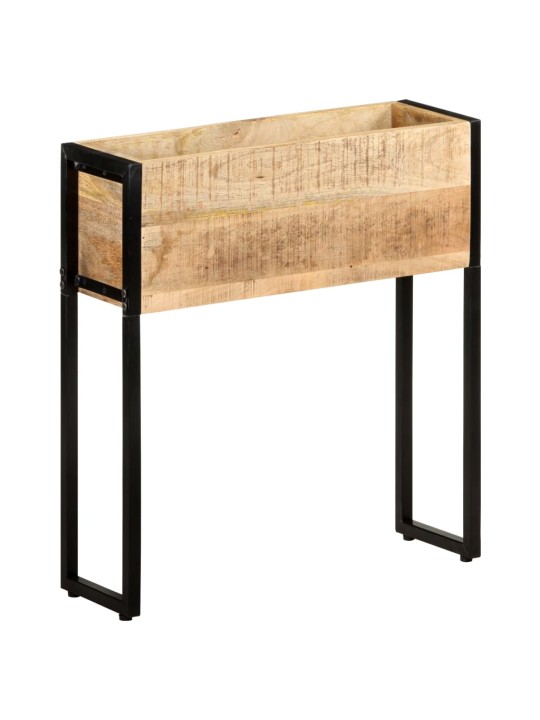 Truhlík 60 x 20 x 68 cm hrubé mangovníkové dřevo