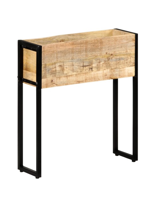 Truhlík 60 x 20 x 68 cm hrubé mangovníkové dřevo