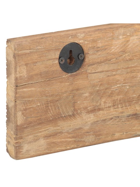 Věšák do předsíně s 5 háčky 100 x 2,5 x 15 cm recyklovaný masiv