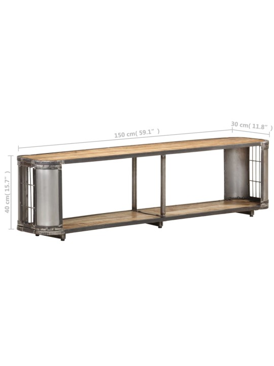 TV stolek 150 x 30 x 40 cm masivní mangovníkové dřevo