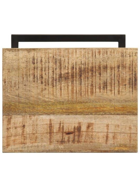 Odkládací stolky 2 ks 31,5x24,5x64,5cm hrubé mangovníkové dřevo