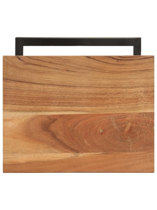Odkládací stolky 2 ks 31,5x24,5x64,5 cm masivní akáciové dřevo