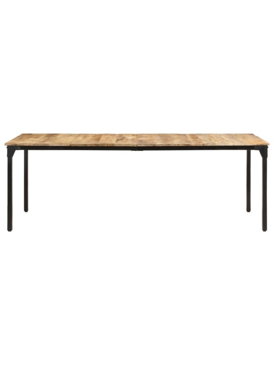 Jídelní stůl 220 x 100 x 76 cm hrubé mangovníkové dřevo