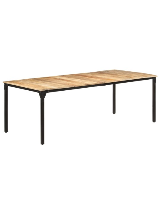 Jídelní stůl 220 x 100 x 76 cm hrubé mangovníkové dřevo