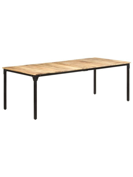 Jídelní stůl 220 x 100 x 76 cm hrubé mangovníkové dřevo