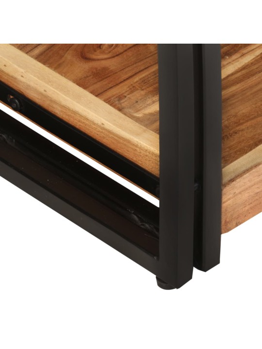 TV stolek 90 x 30 x 40 cm masivní akáciové dřevo