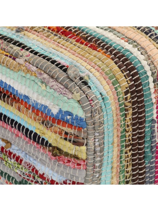 Lavice 160 cm vícebarevná textil chindi