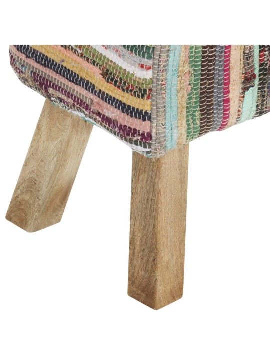 Lavice 160 cm vícebarevná textil chindi