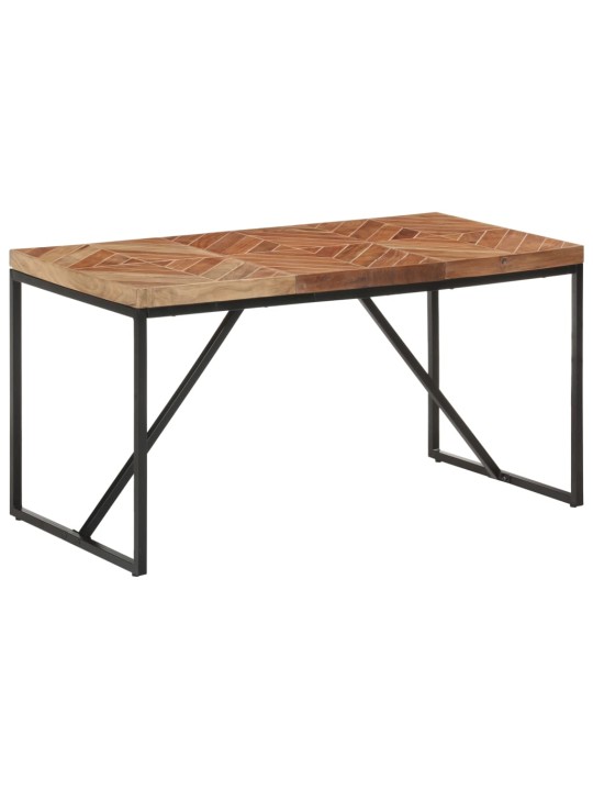 Jídelní stůl 140 x 70 x 76 cm masivní akácie a mangovník