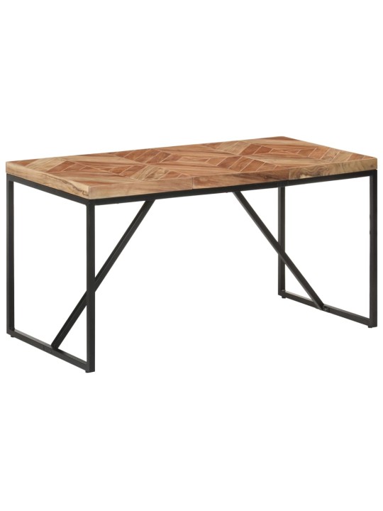 Jídelní stůl 140 x 70 x 76 cm masivní akácie a mangovník
