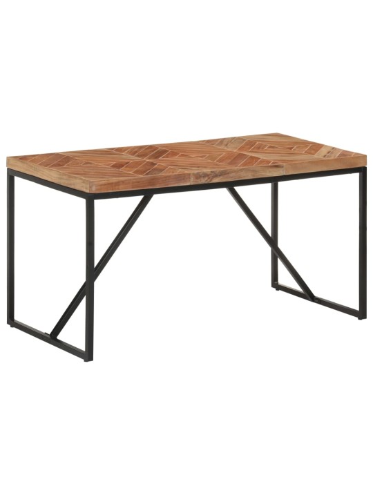 Jídelní stůl 140 x 70 x 76 cm masivní akácie a mangovník