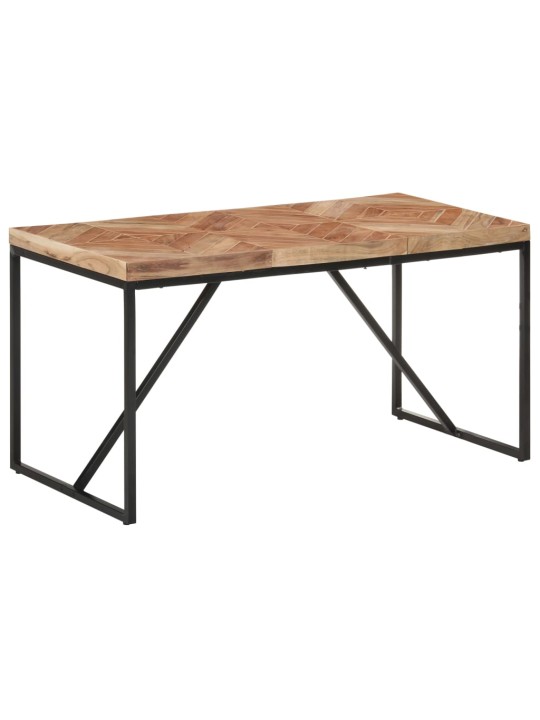 Jídelní stůl 140 x 70 x 76 cm masivní akácie a mangovník