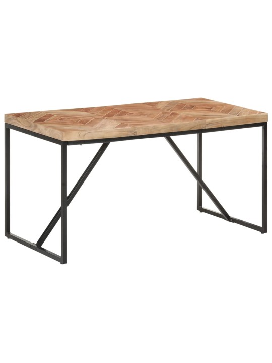 Jídelní stůl 140 x 70 x 76 cm masivní akácie a mangovník