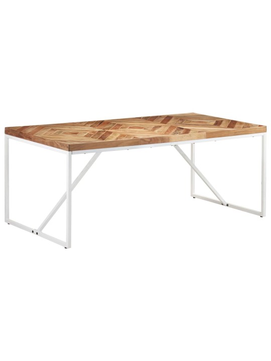 Jídelní stůl 180 x 90 x 76 cm masivní akácie a mangovník