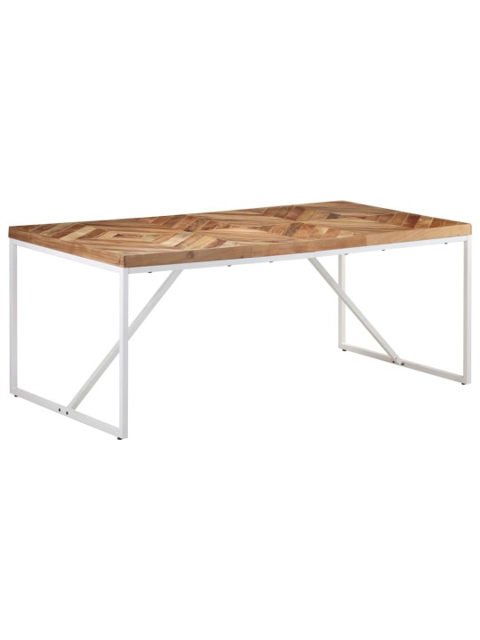 Jídelní stůl 180 x 90 x 76 cm masivní akácie a mangovník