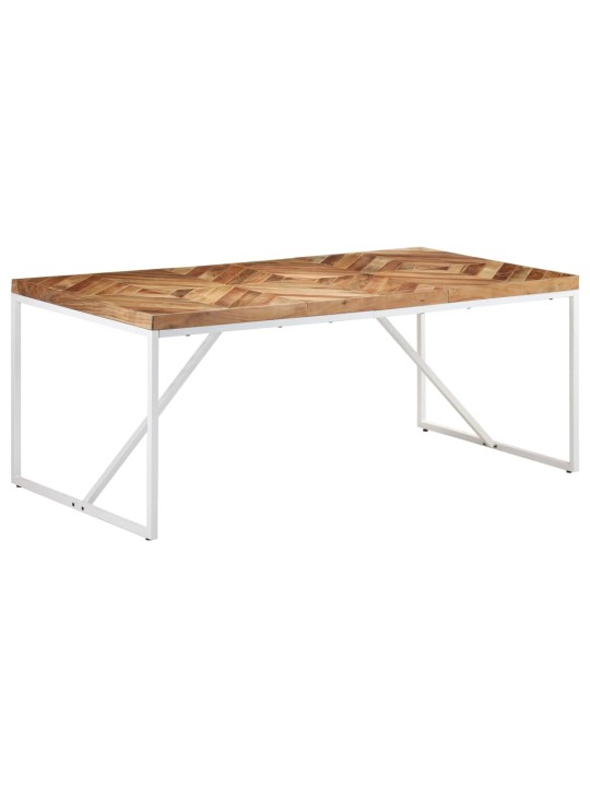 Jídelní stůl 180 x 90 x 76 cm masivní akácie a mangovník