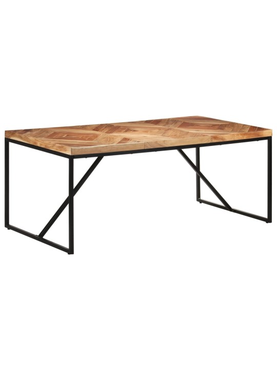 Jídelní stůl 180 x 90 x 76 cm masivní akácie a mangovník
