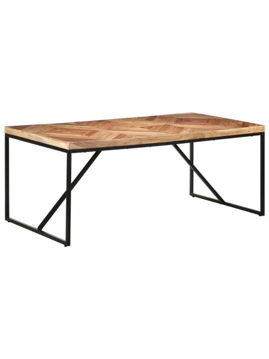 Jídelní stůl 180 x 90 x 76 cm masivní akácie a mangovník
