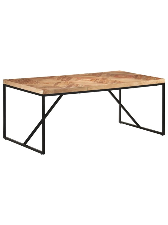Jídelní stůl 180 x 90 x 76 cm masivní akácie a mangovník