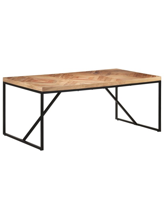 Jídelní stůl 180 x 90 x 76 cm masivní akácie a mangovník