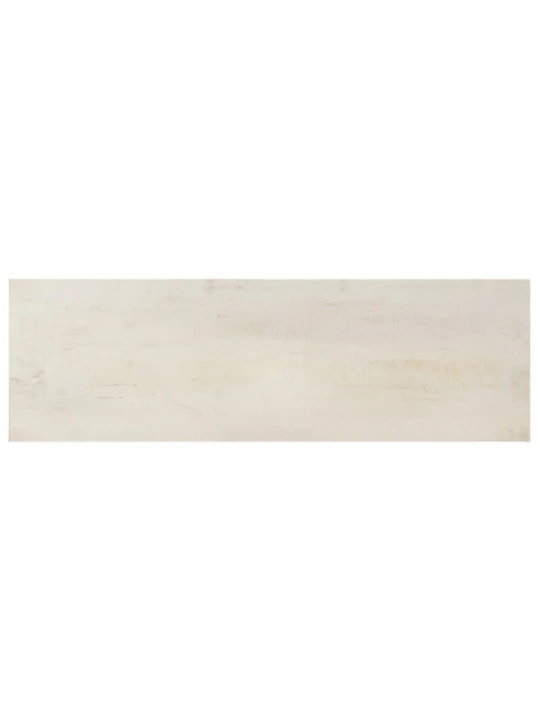 Konzolový stolek bílý 115 x 35 x 77 cm hrubé mangovníkové dřevo