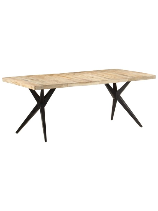 Jídelní stůl 200 x 90 x 76 cm hrubé mangovníkové dřevo