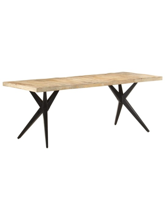 Jídelní stůl 200 x 90 x 76 cm hrubé mangovníkové dřevo