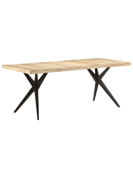Jídelní stůl 200 x 90 x 76 cm hrubé mangovníkové dřevo