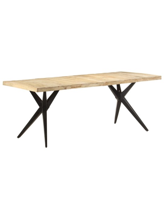 Jídelní stůl 200 x 90 x 76 cm hrubé mangovníkové dřevo