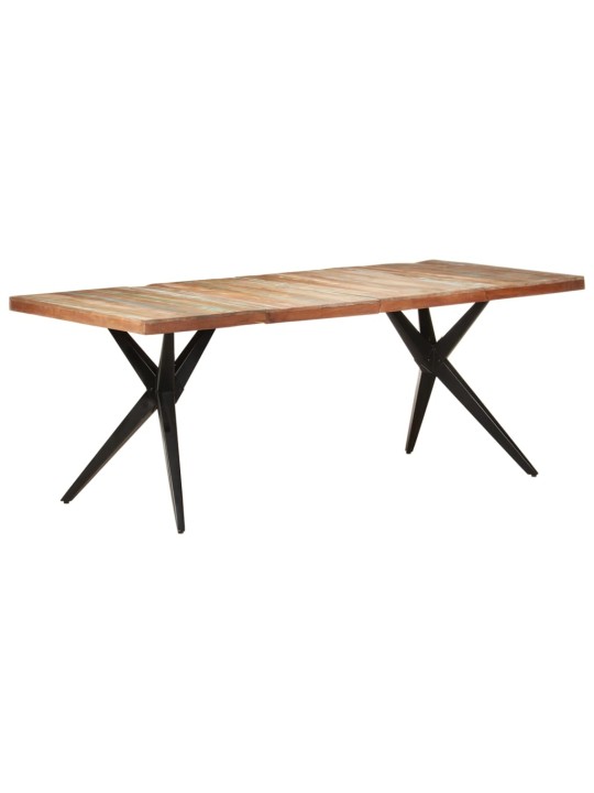 Jídelní stůl 200 x 90 x 76 cm masivní regenerované dřevo