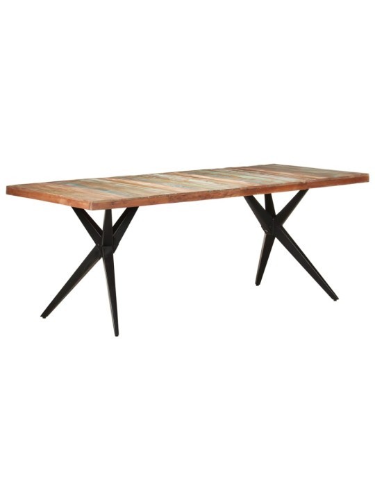 Jídelní stůl 200 x 90 x 76 cm masivní regenerované dřevo