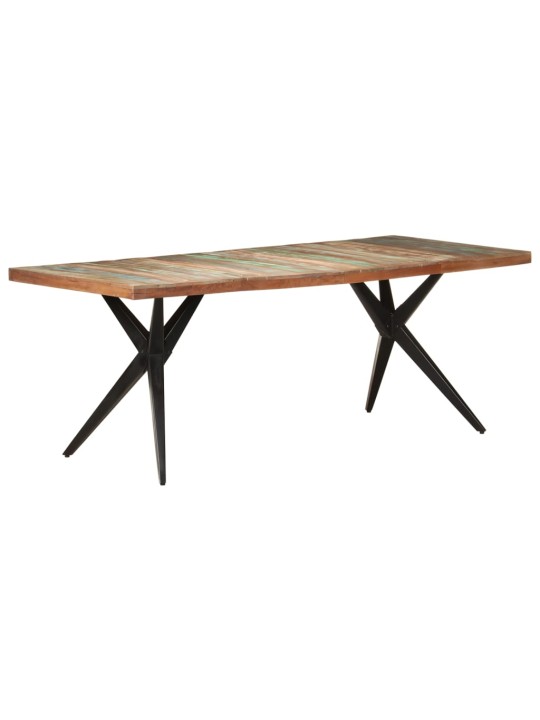 Jídelní stůl 200 x 90 x 76 cm masivní regenerované dřevo