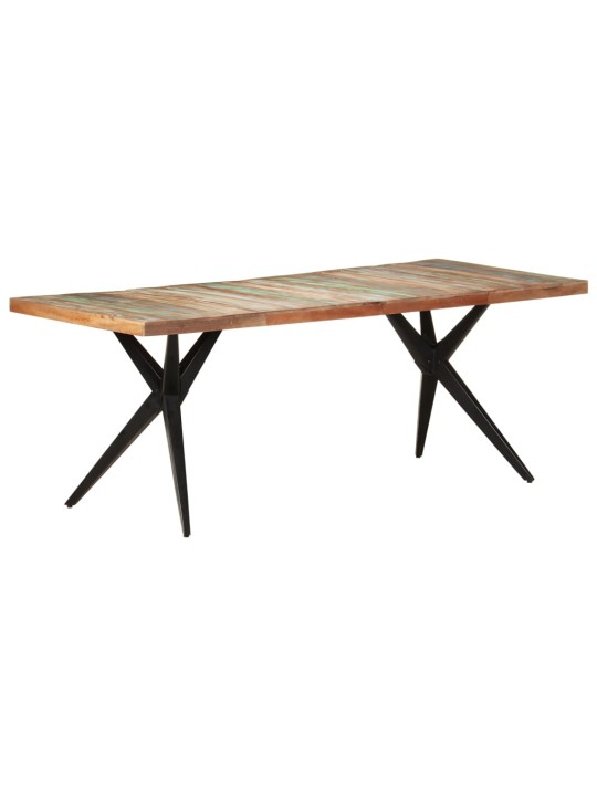 Jídelní stůl 200 x 90 x 76 cm masivní regenerované dřevo