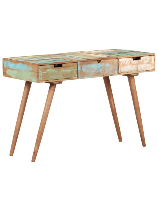 Toaletní stolek se zrcadlem 112 x 45 x 76 cm recyklované dřevo