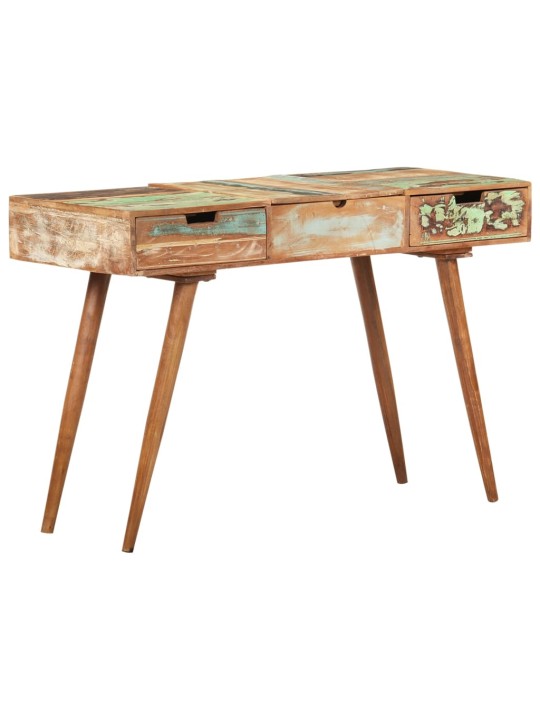 Toaletní stolek se zrcadlem 112 x 45 x 76 cm recyklované dřevo