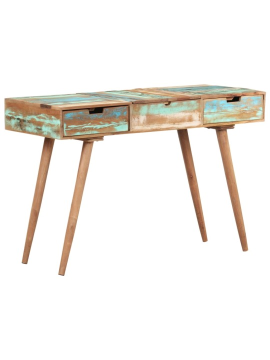Toaletní stolek se zrcadlem 112 x 45 x 76 cm recyklované dřevo
