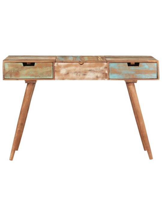 Toaletní stolek se zrcadlem 112 x 45 x 76 cm recyklované dřevo