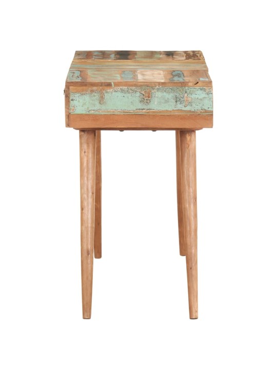 Toaletní stolek se zrcadlem 112 x 45 x 76 cm recyklované dřevo