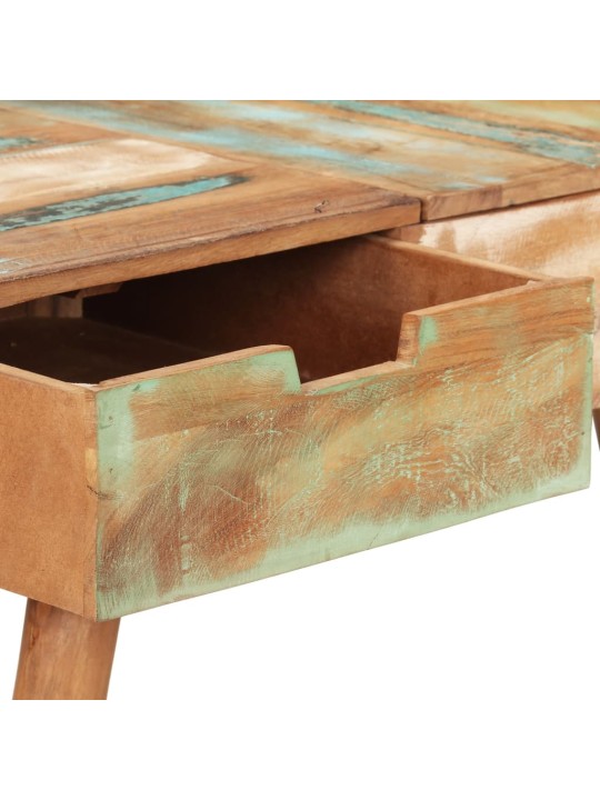 Toaletní stolek se zrcadlem 112 x 45 x 76 cm recyklované dřevo
