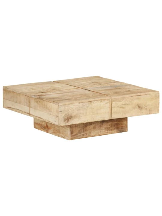Konferenční stolek 80 x 80 x 28 cm masivní mangovníkové dřevo